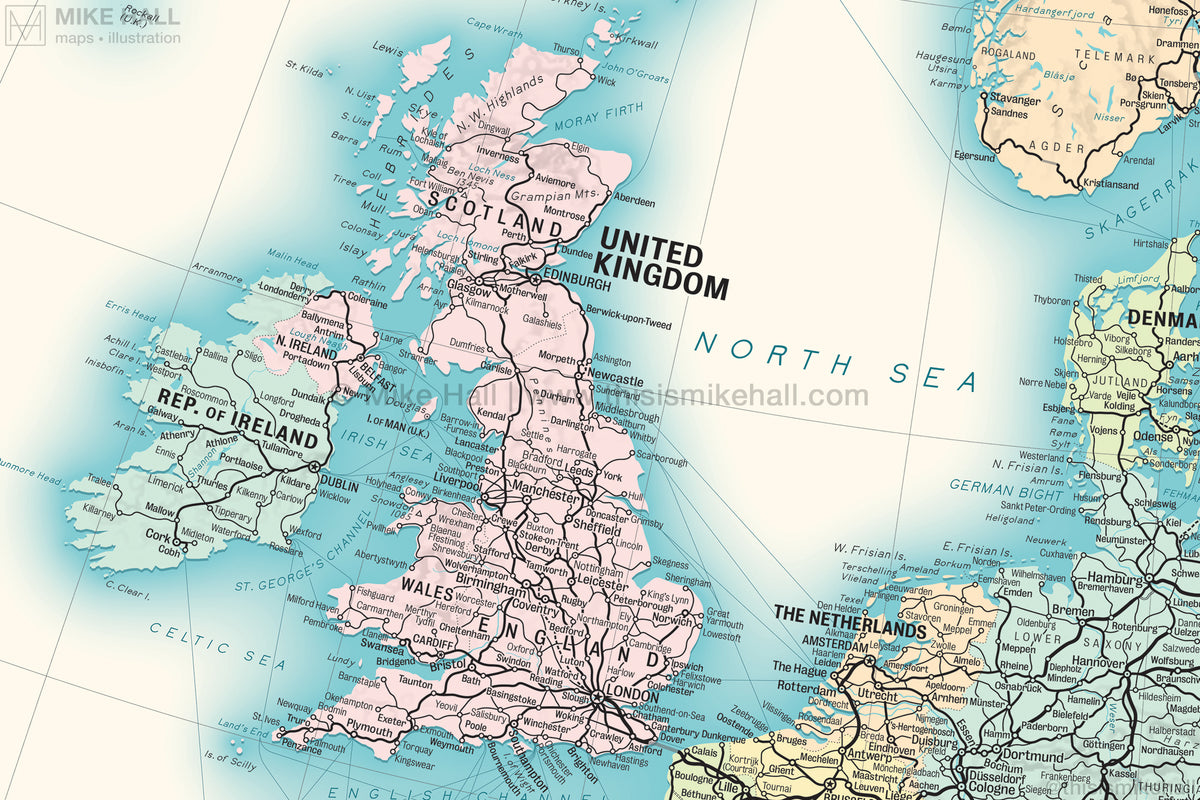 EUROPEAN RAILWAY MAP visual data 5