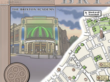 Brixton (London SW2/SW9) illustrated map giclee print