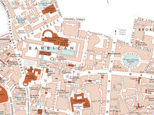 City of London map giclee print