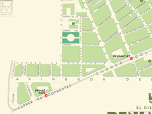 Benimaclet, Valencia map giclee print