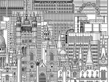 The Towers of London giclee print