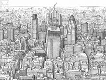 A Panorama of London (original version) giclee print