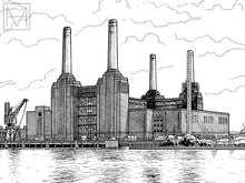 Battersea Power Station, London giclee print