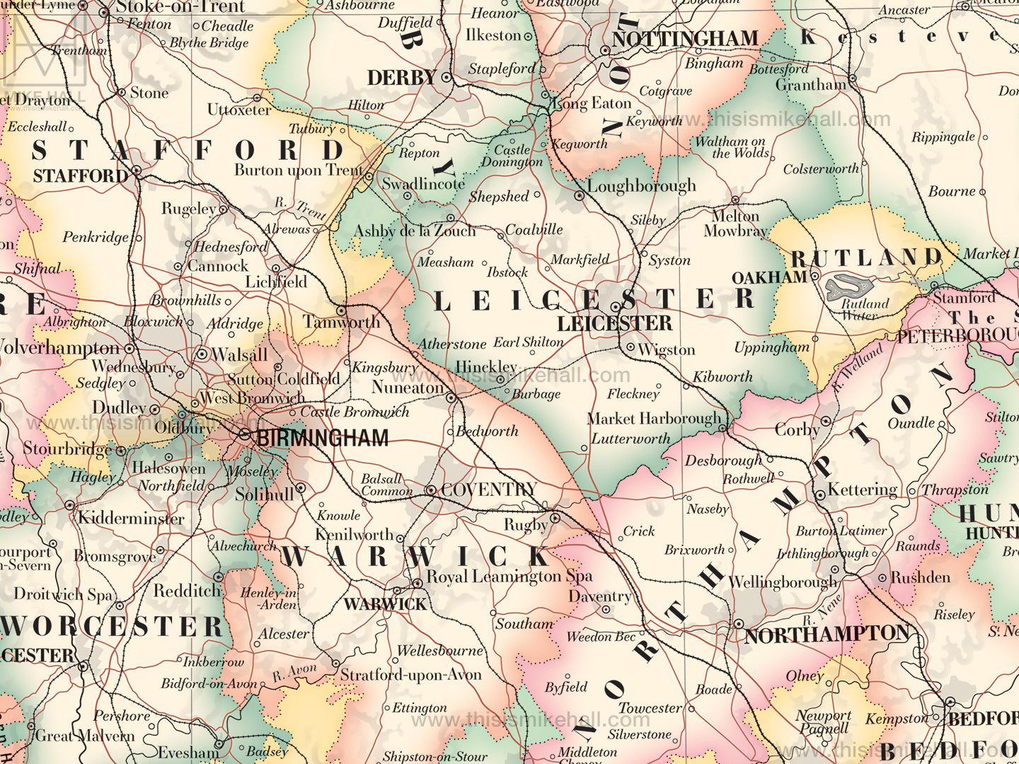 England And Wales Historic Counties Map Giclee Print Mike Hall Maps england-and-wales-historic-counties-map-giclee-print-mike-hall-maps