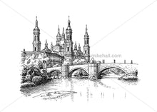 Catedral-Basilica de Nuestra Señora del Pilar, Zaragoza giclee print